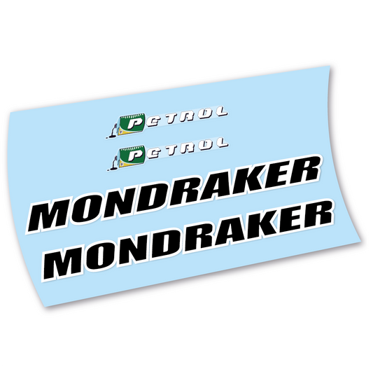 Stickers Mondraker Petrol 2004 compatibles Autocollants cadre Vintage