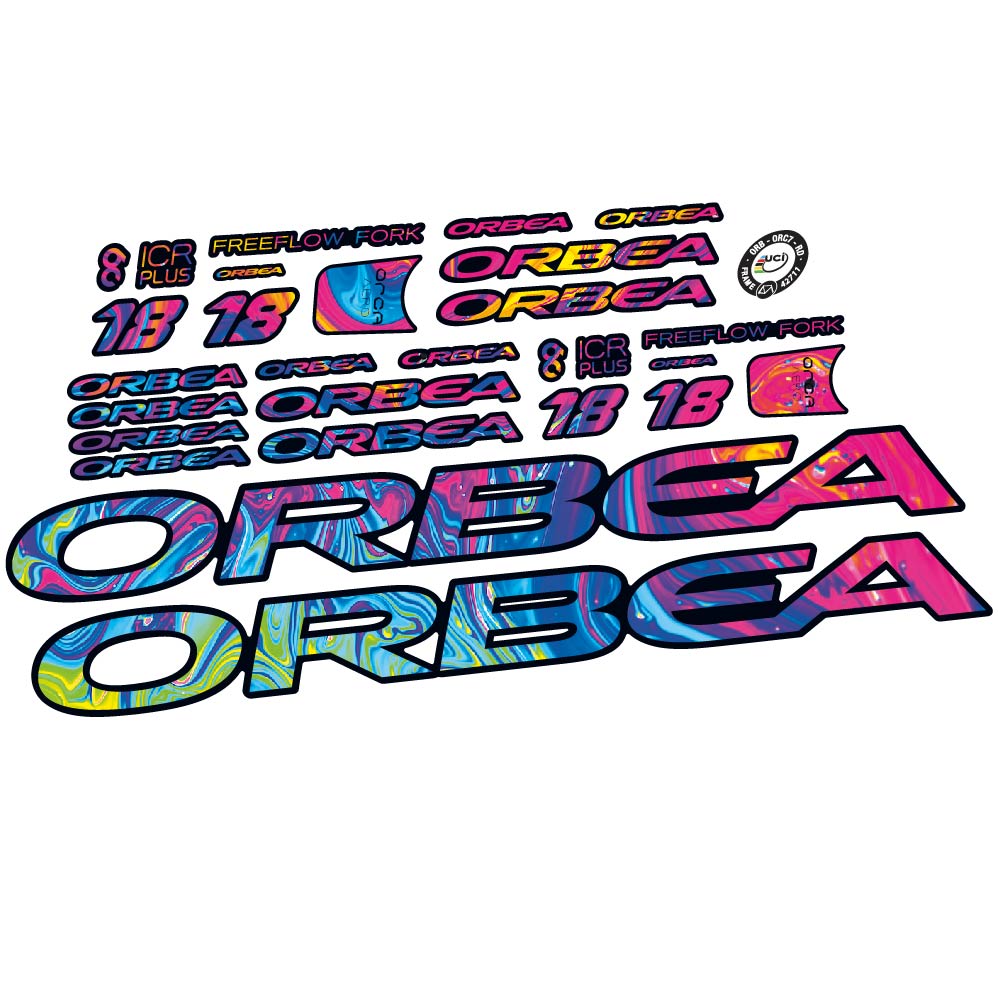 Stickers Orbea Orca Aero M20 Team 2021 compatibles Autocollants cadre Route