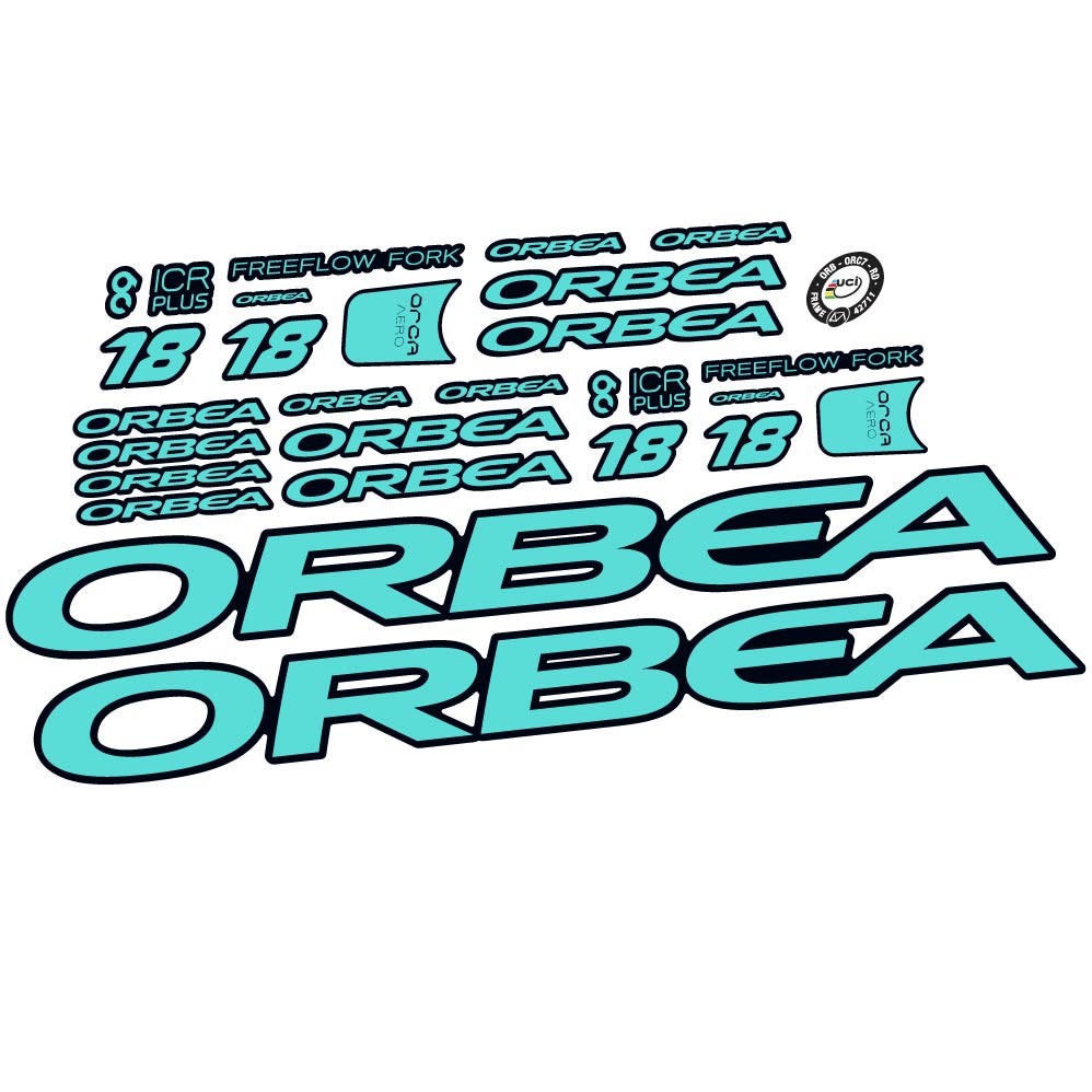 Stickers Orbea Orca Aero M20 Team 2021 compatibles Autocollants cadre Route