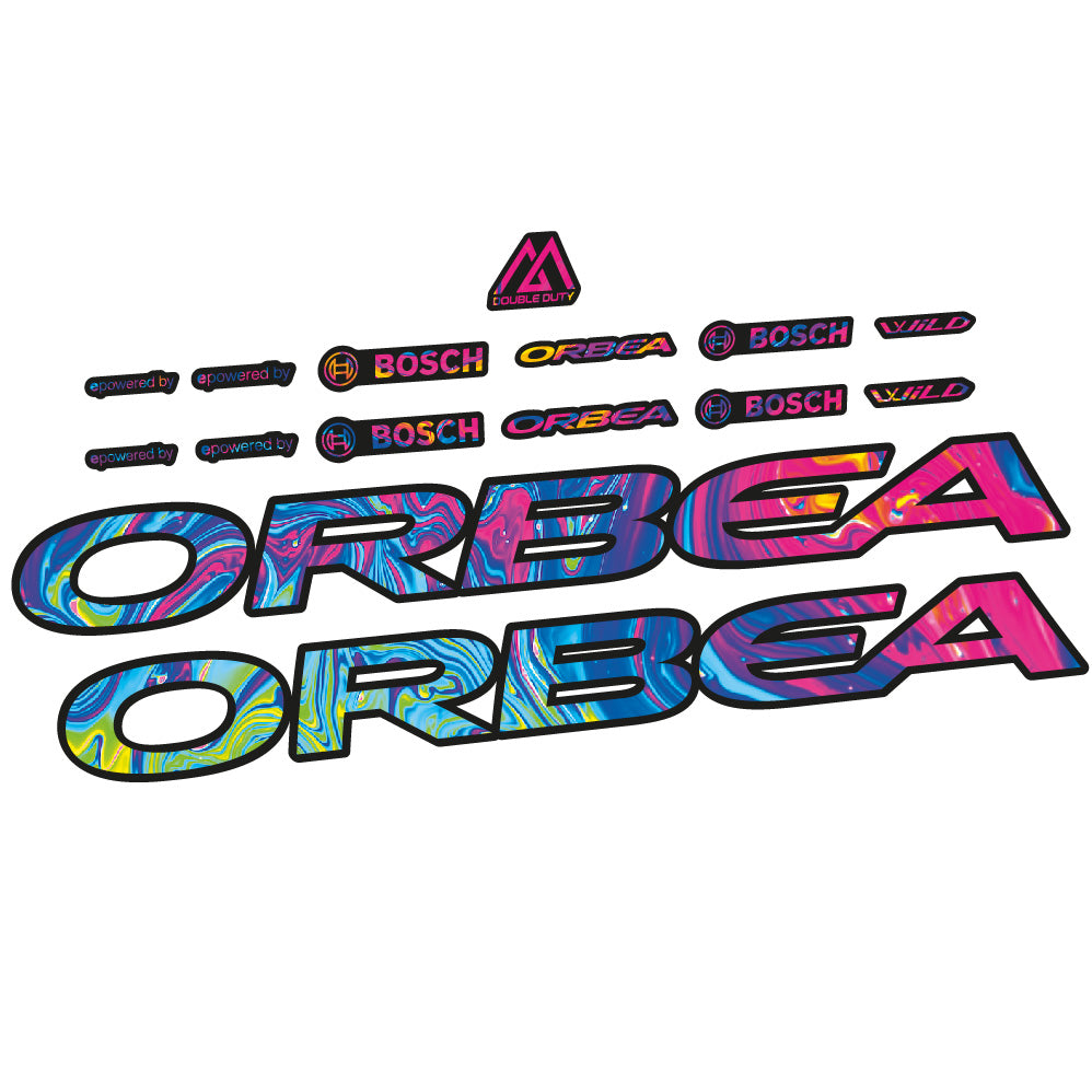 Stickers Orbea Wild FS H20 E 2021 compatibles Autocollants cadre VTT