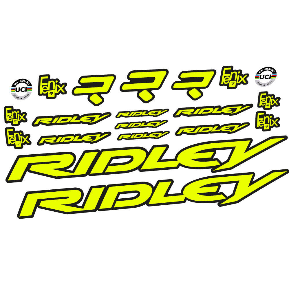 Stickers Ridley Fenix SL 2019 compatibles - Autocollants cadre vélo