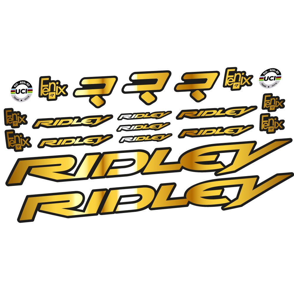 Stickers Ridley Fenix SL 2019 compatibles - Autocollants cadre vélo