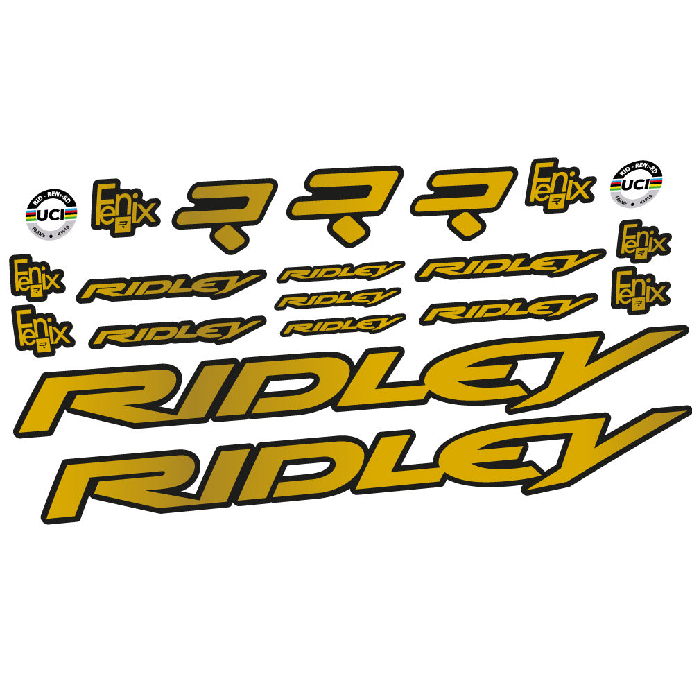 Stickers Ridley Fenix SL 2019 compatibles - Autocollants cadre vélo