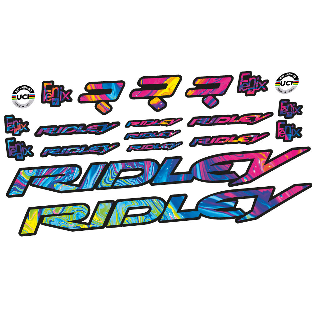 Stickers Ridley Fenix SL 2019 compatibles - Autocollants cadre vélo