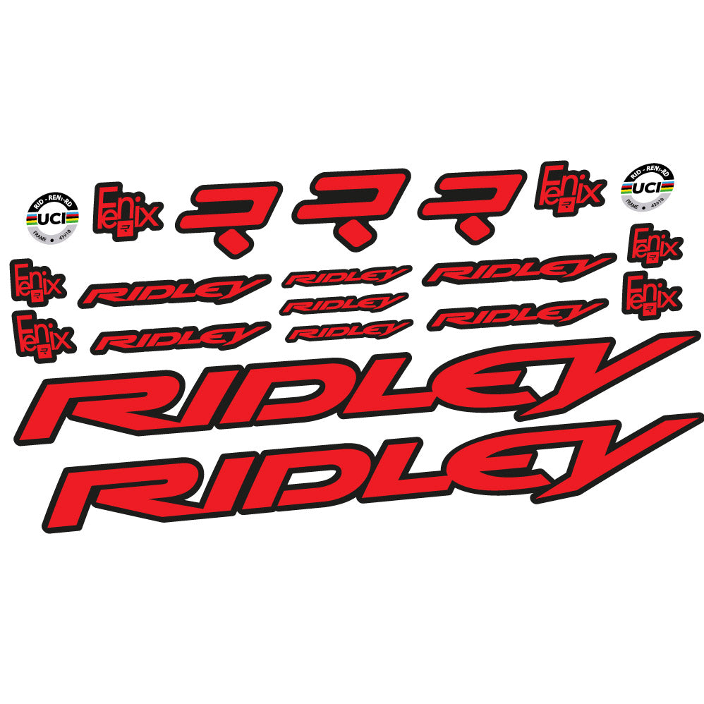 Stickers Ridley Fenix SL 2019 compatibles - Autocollants cadre vélo