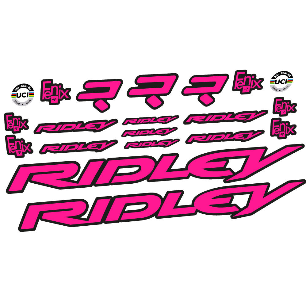 Stickers Ridley Fenix SL 2019 compatibles - Autocollants cadre vélo
