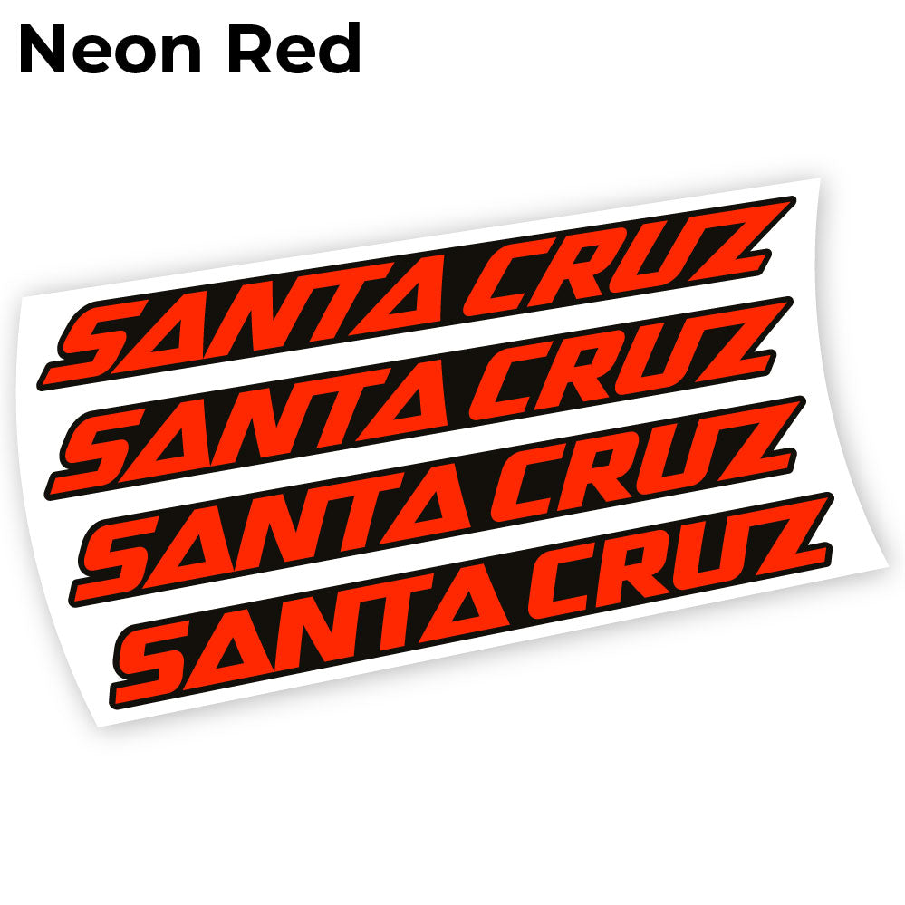 Stickers SantaCruz compatibles Autocollants cadre