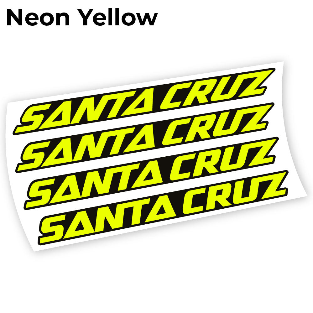 Stickers SantaCruz compatibles Autocollants cadre
