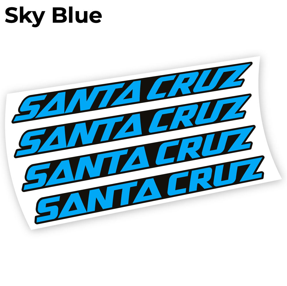 Stickers SantaCruz compatibles Autocollants cadre