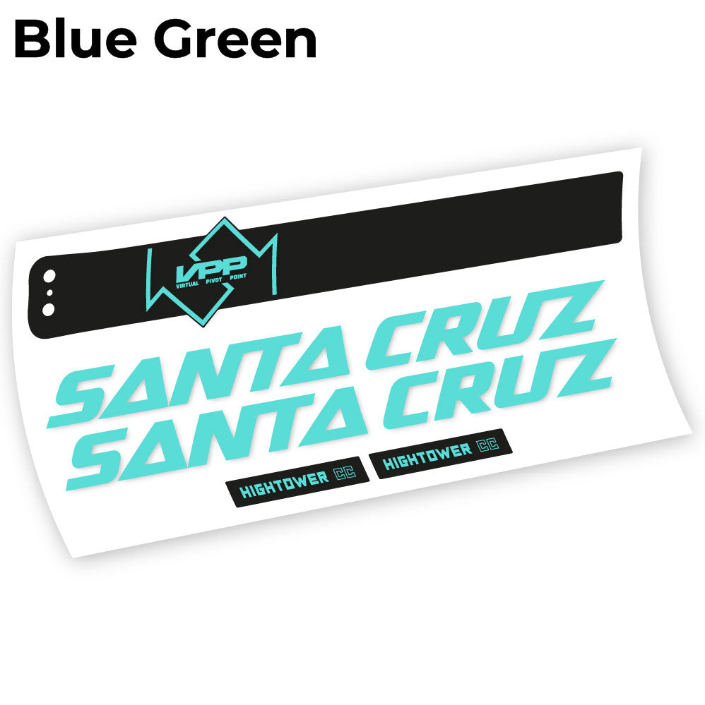 Stickers Santa Cruz Hightower CC 2020 compatibles Autocollants cadre