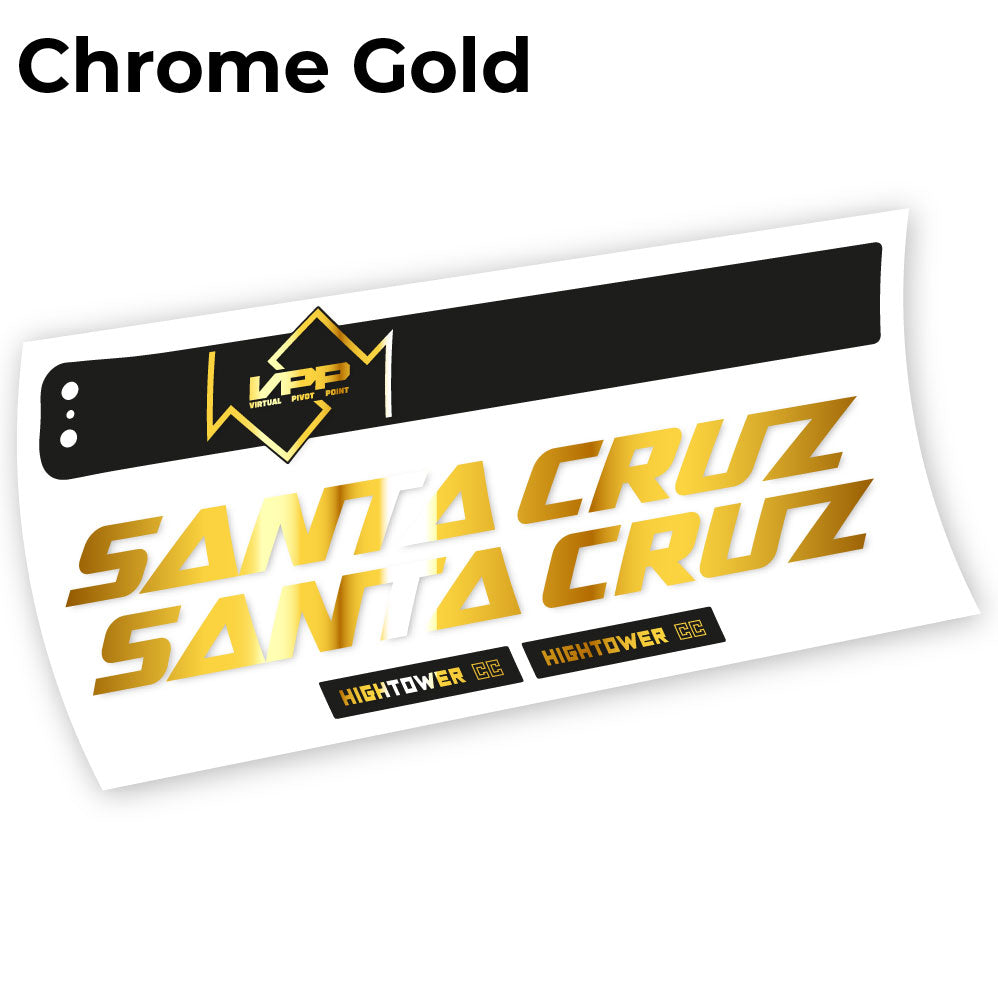 Stickers Santa Cruz Hightower CC 2020 compatibles Autocollants cadre