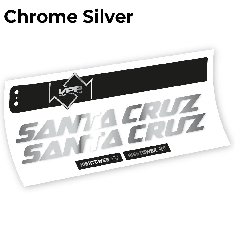 Stickers Santa Cruz Hightower CC 2020 compatibles Autocollants cadre