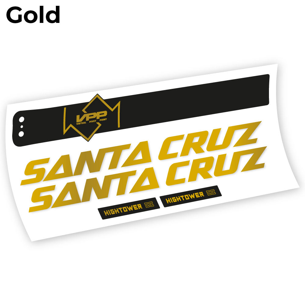 Stickers Santa Cruz Hightower CC 2020 compatibles Autocollants cadre