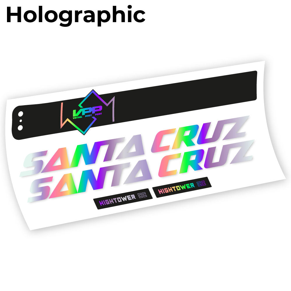 Stickers Santa Cruz Hightower CC 2020 compatibles Autocollants cadre