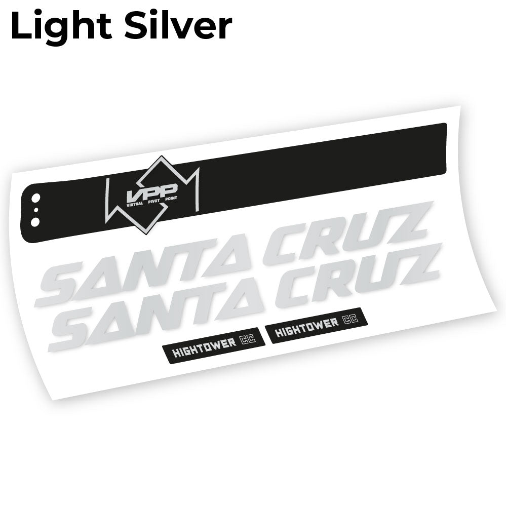 Stickers Santa Cruz Hightower CC 2020 compatibles Autocollants cadre
