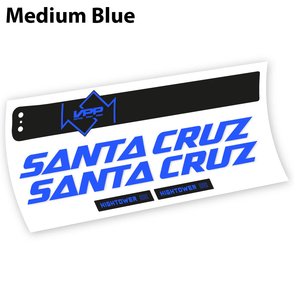Stickers Santa Cruz Hightower CC 2020 compatibles Autocollants cadre