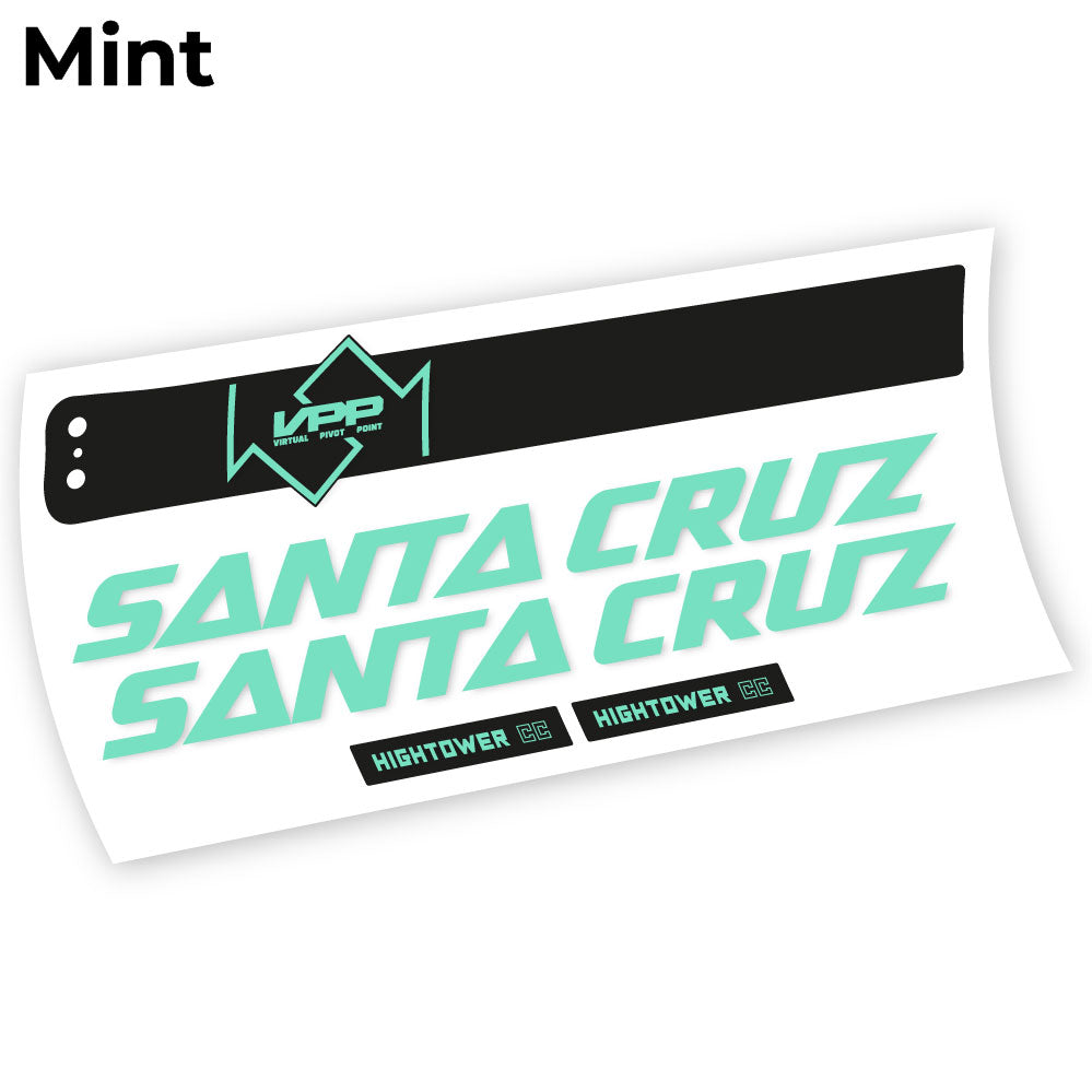 Stickers Santa Cruz Hightower CC 2020 compatibles Autocollants cadre