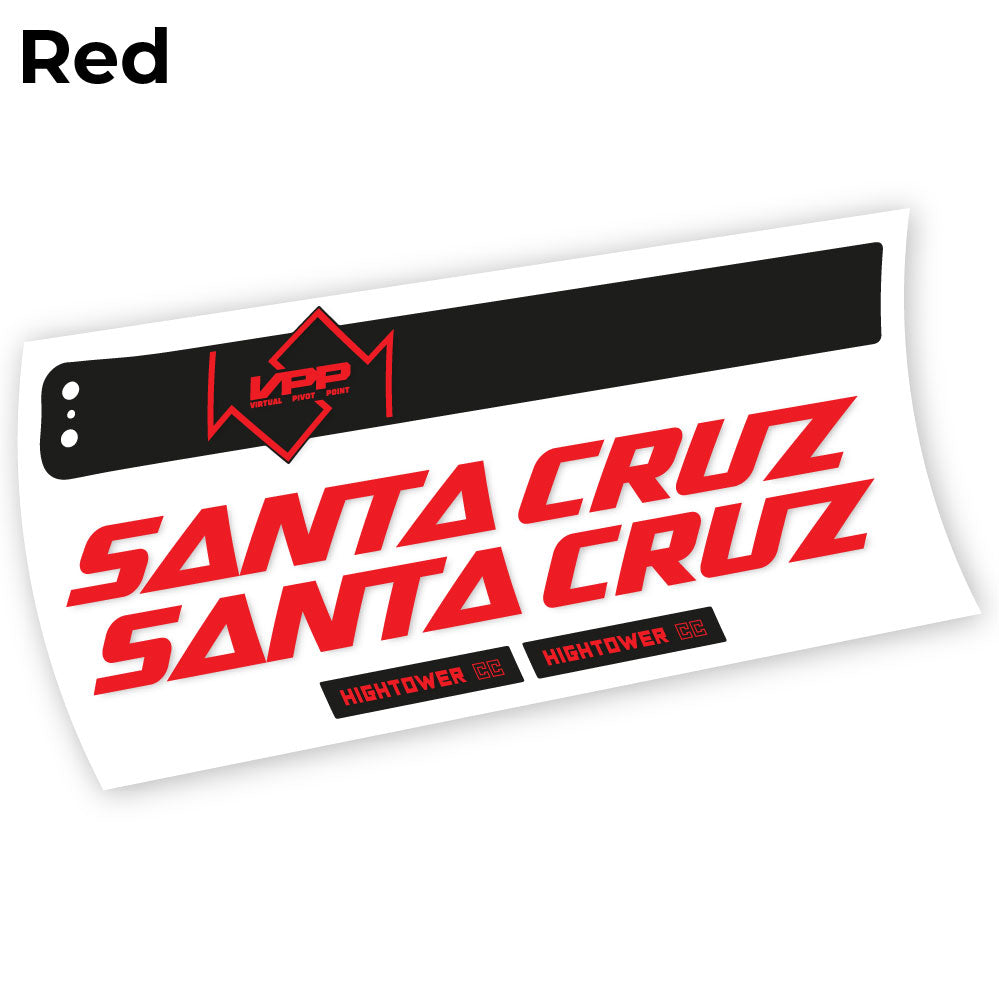 Stickers Santa Cruz Hightower CC 2020 compatibles Autocollants cadre
