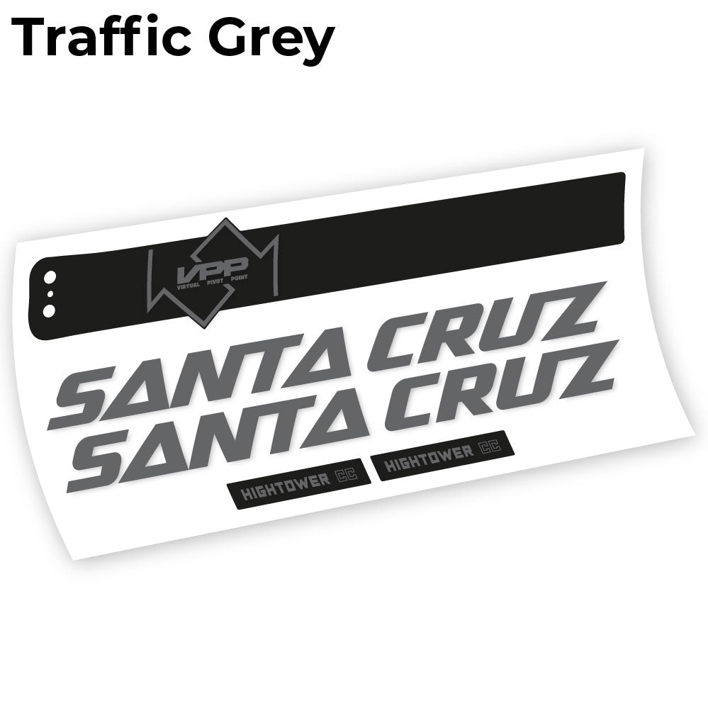 Stickers Santa Cruz Hightower CC 2020 compatibles Autocollants cadre