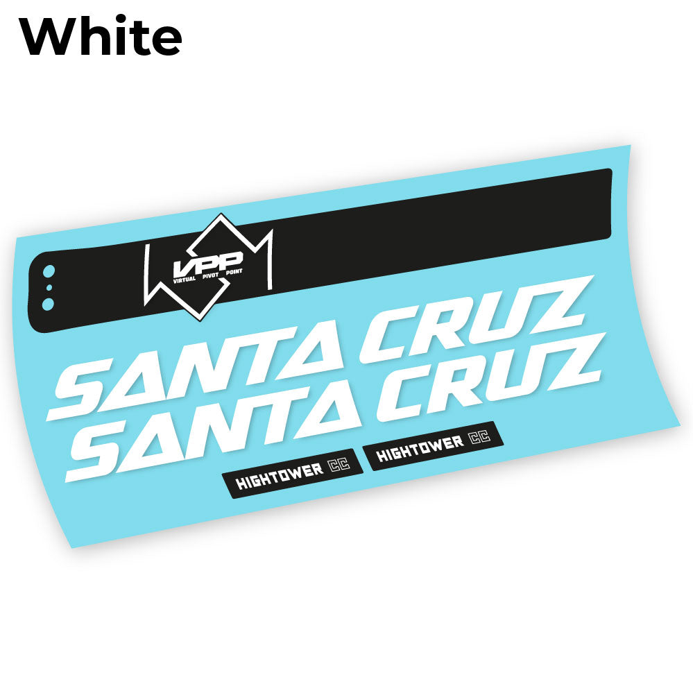 Stickers Santa Cruz Hightower CC 2020 compatibles Autocollants cadre