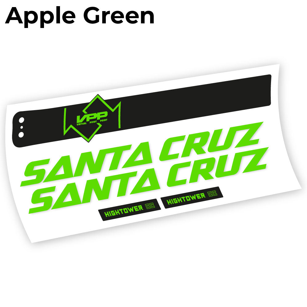 Stickers Santa Cruz Hightower CC 2020 compatibles Autocollants cadre