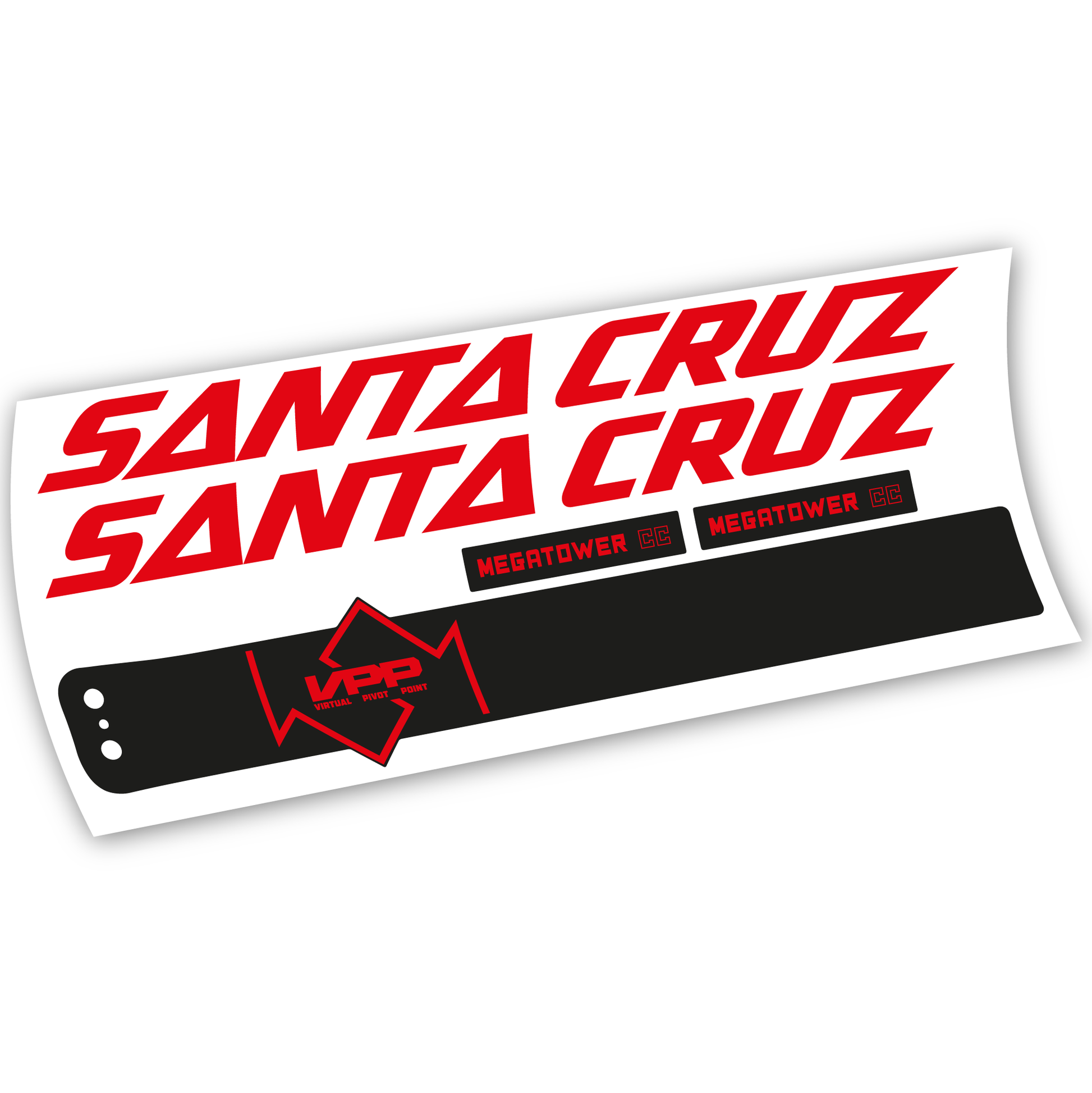 Stickers Santa Cruz Megatower CC 2020 compatibles Autocollants cadre