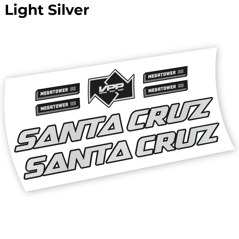 Stickers Santa Cruz Megatower 2021 compatibles Autocollants cadre