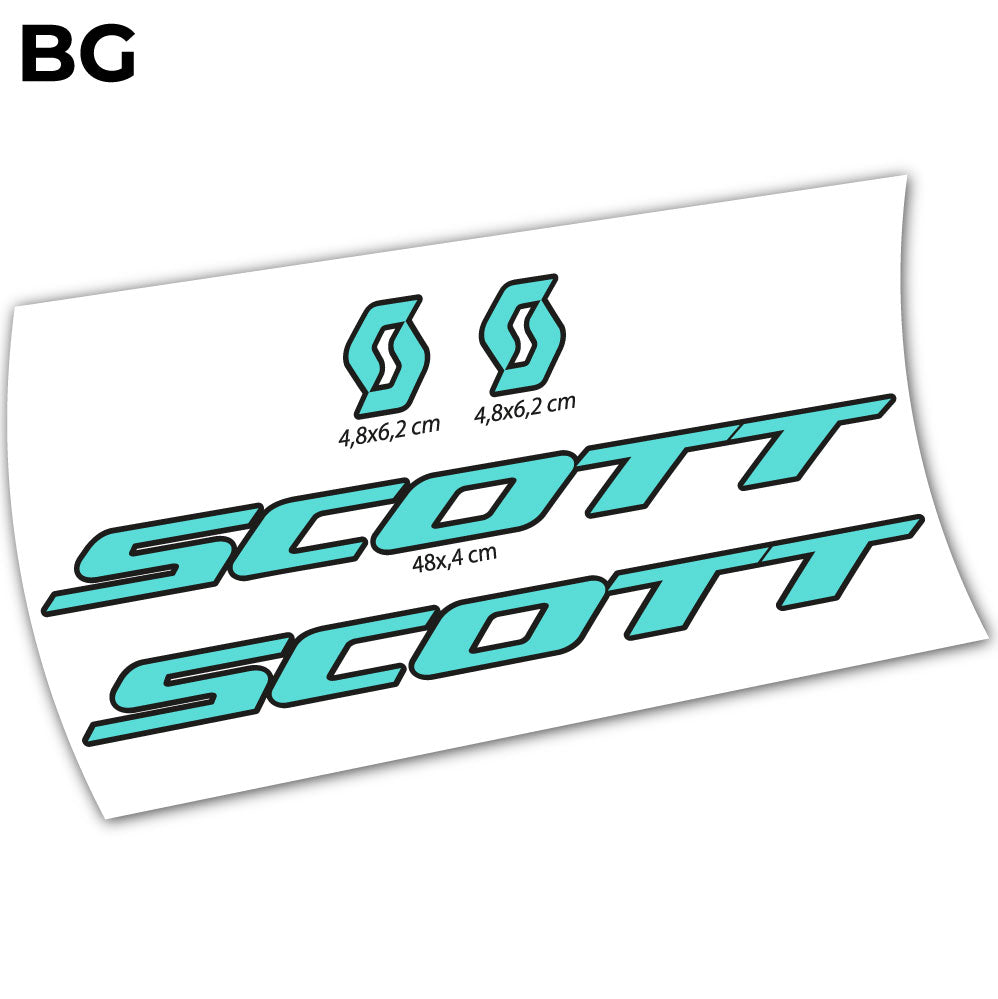Stickers Scott Adict RC 2021 compatibles Autocollants cadre Route