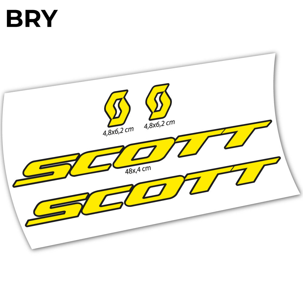 Stickers Scott Adict RC 2021 compatibles Autocollants cadre Route
