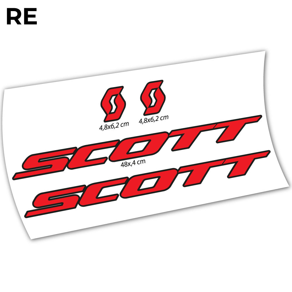 Stickers Scott Adict RC 2021 compatibles Autocollants cadre Route