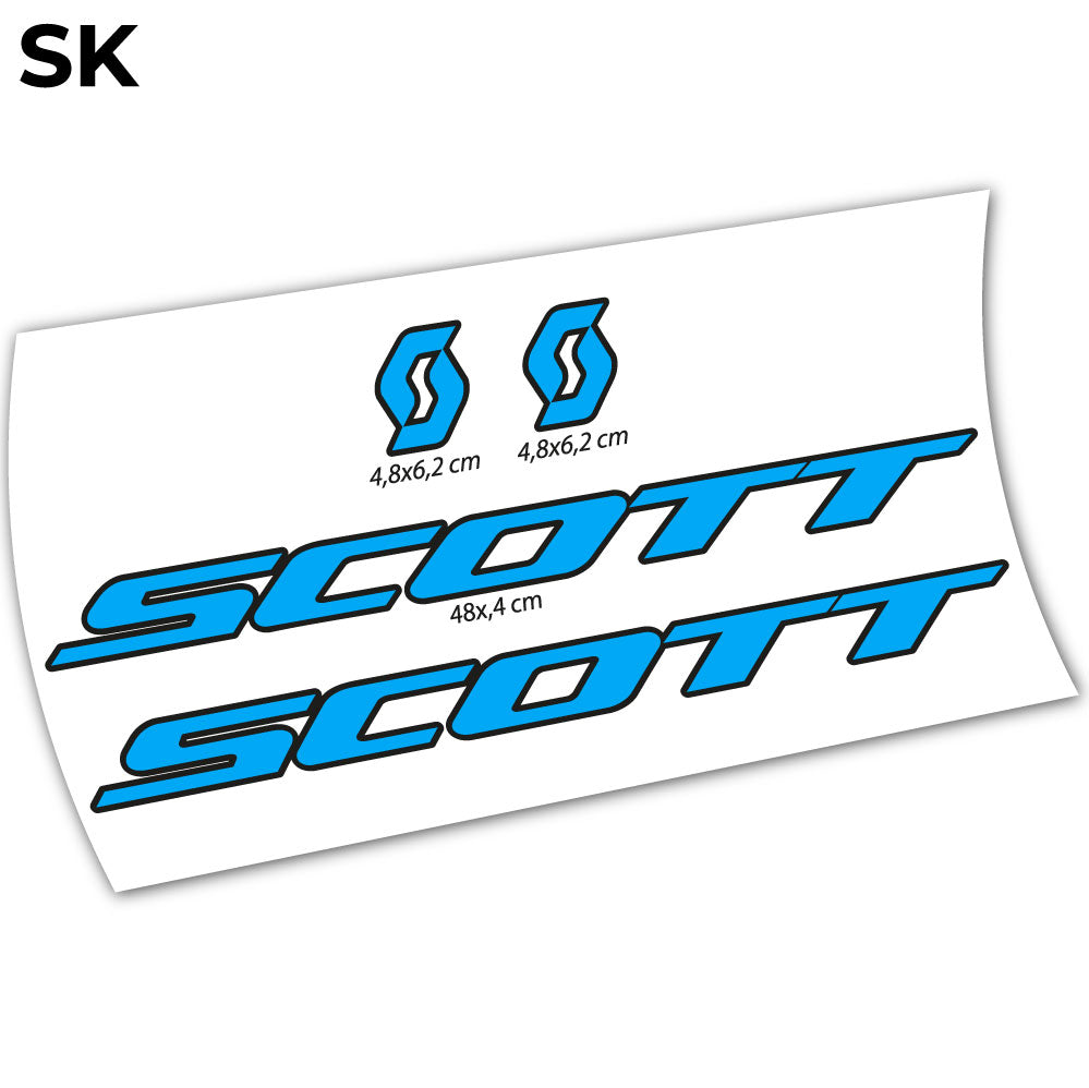 Stickers Scott Adict RC 2021 compatibles Autocollants cadre Route