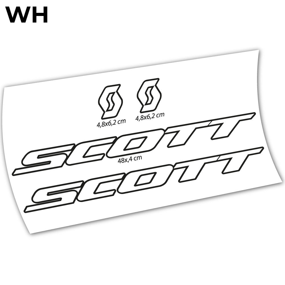 Stickers Scott Adict RC 2021 compatibles Autocollants cadre Route