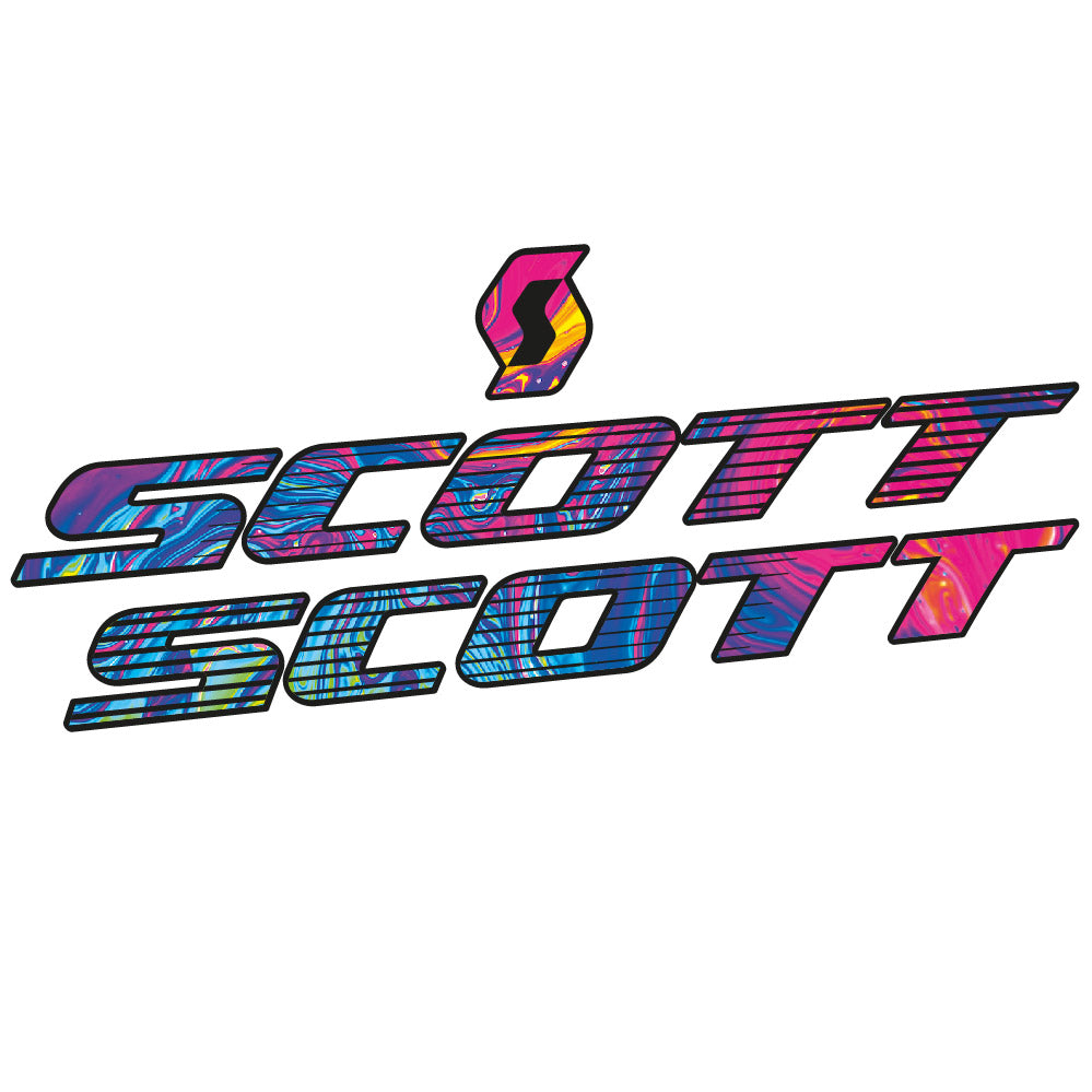 Stickers Scott compatibles - Autocollants cadre vélo