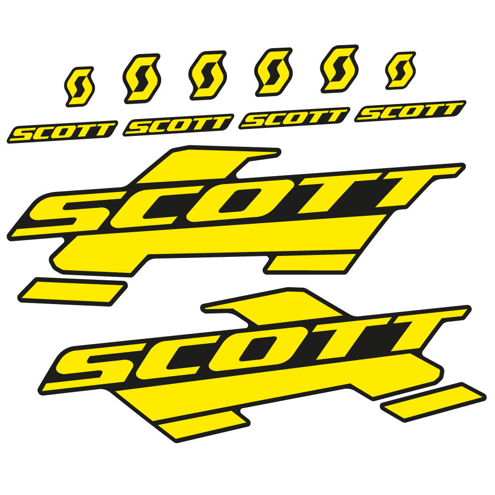 Stickers Scott Genius 710e 2016 compatibles Autocollants cadre Route