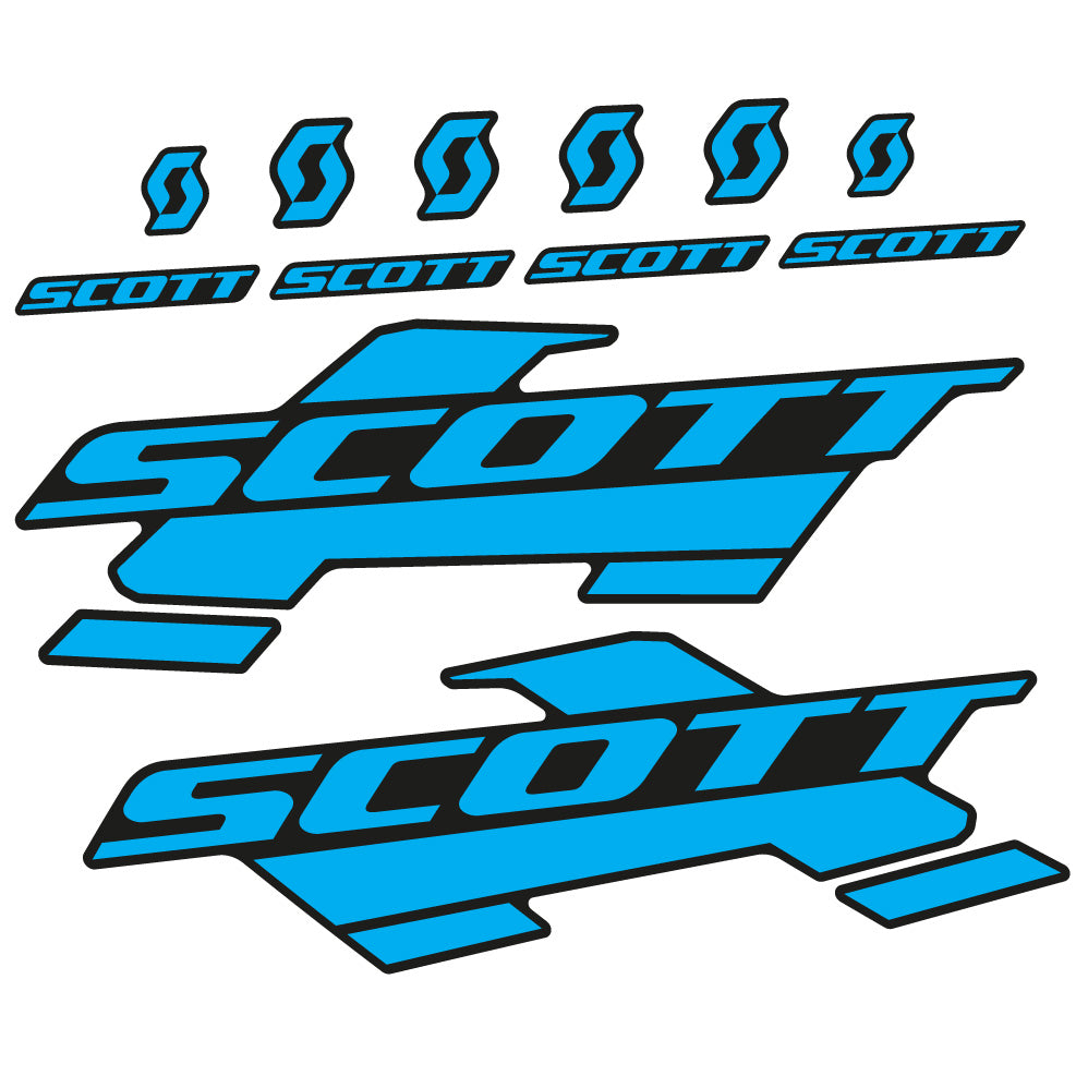 Stickers Scott Genius 710e 2016 compatibles Autocollants cadre Route