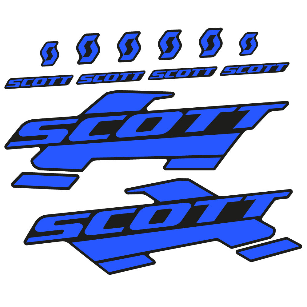 Stickers Scott Genius 710e 2016 compatibles Autocollants cadre Route
