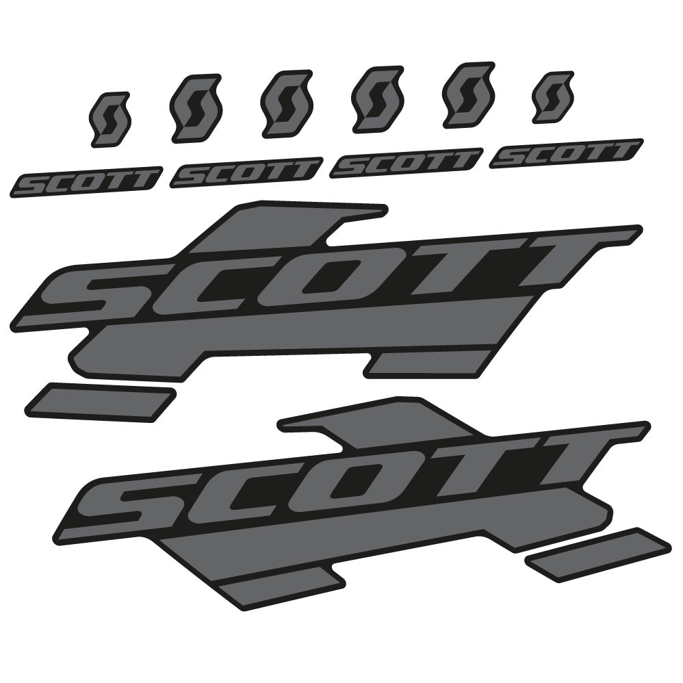 Stickers Scott Genius 710e 2016 compatibles Autocollants cadre Route