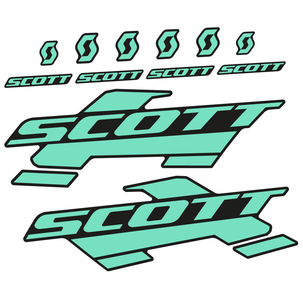 Stickers Scott Genius 710e 2016 compatibles Autocollants cadre Route