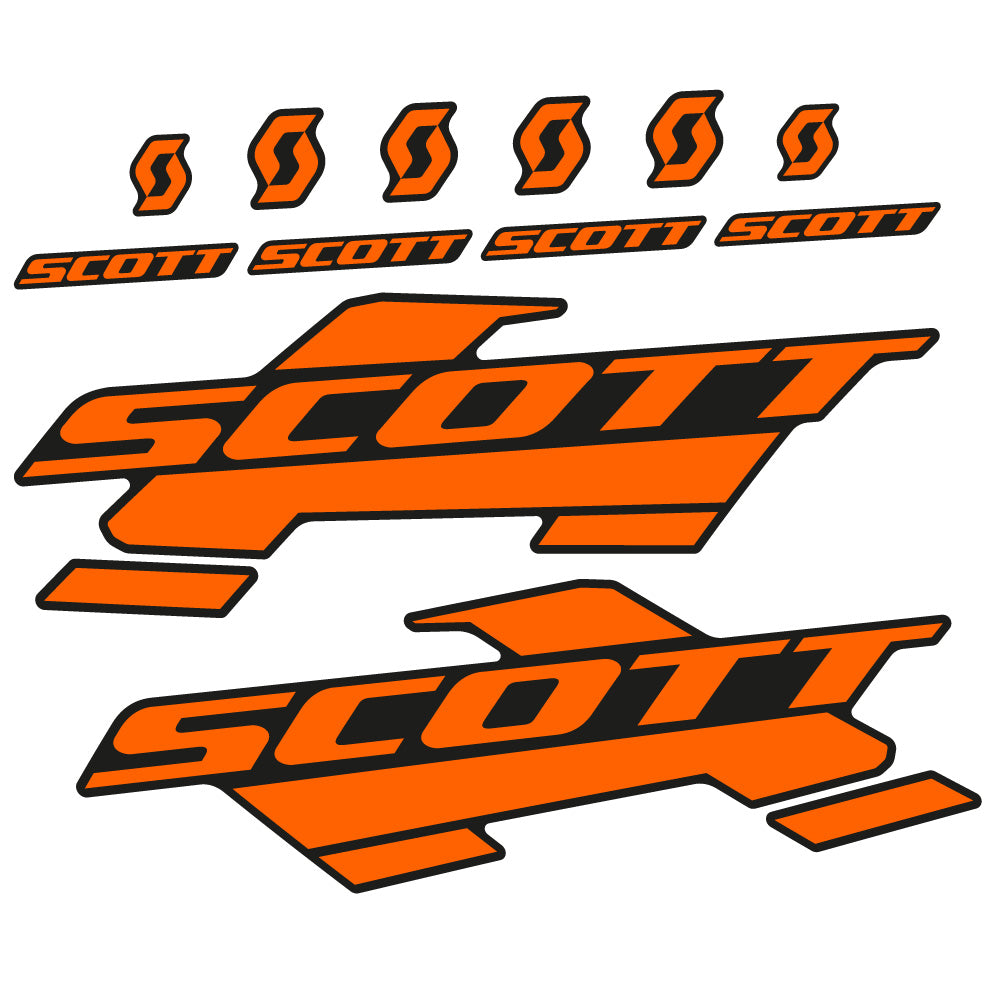 Stickers Scott Genius 710e 2016 compatibles Autocollants cadre Route