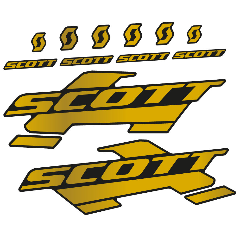 Stickers Scott Genius 710e 2016 compatibles Autocollants cadre Route