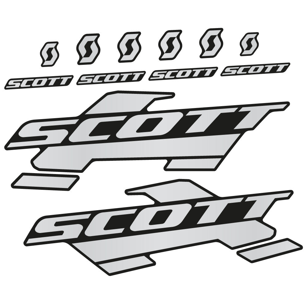 Stickers Scott Genius 710e 2016 compatibles Autocollants cadre Route