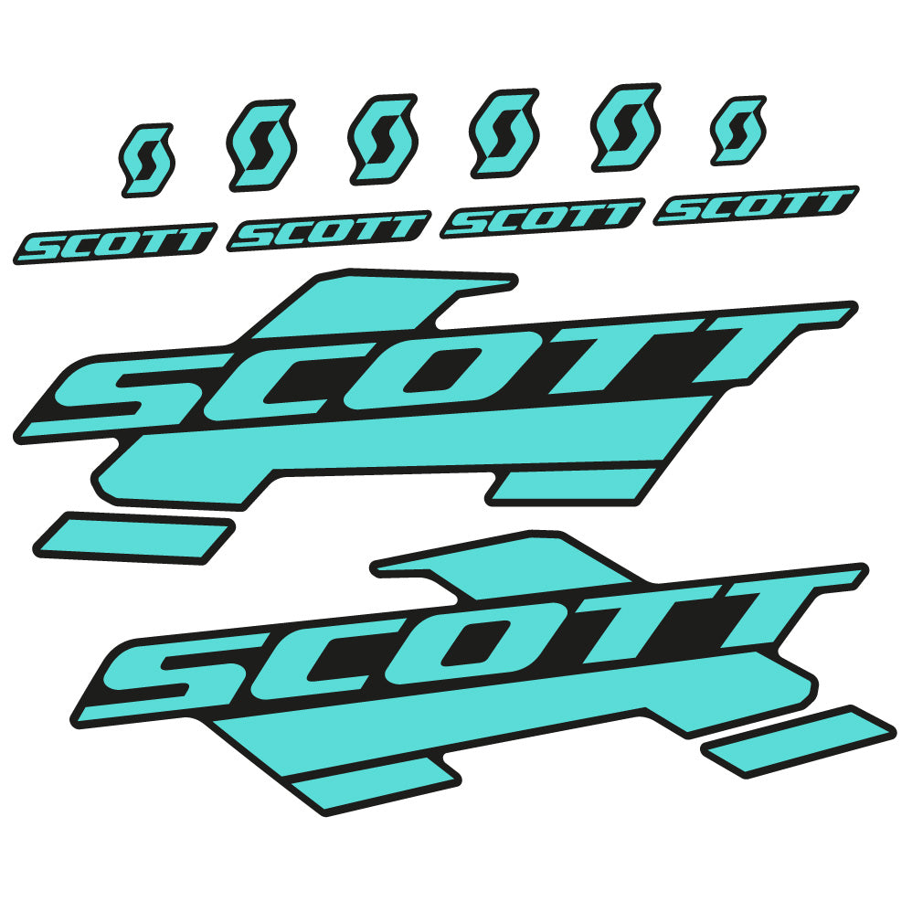 Stickers Scott Genius 710e 2016 compatibles Autocollants cadre Route