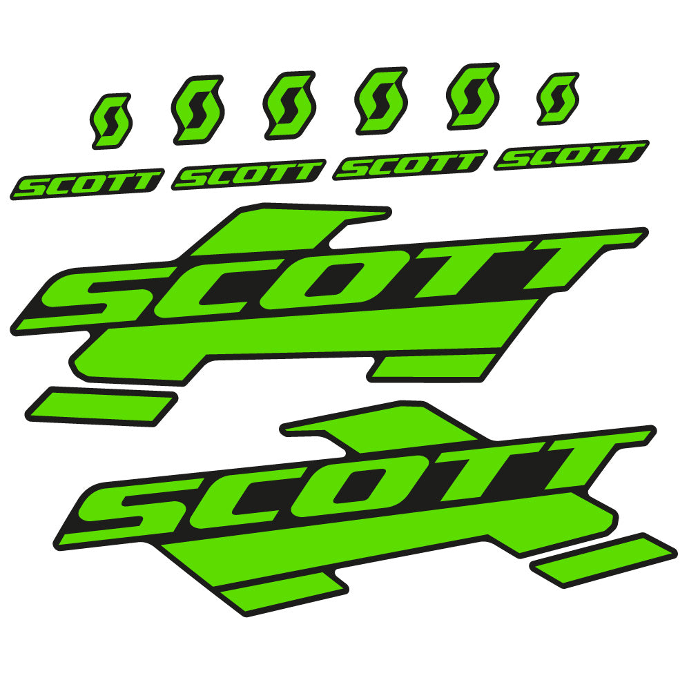 Stickers Scott Genius 710e 2016 compatibles Autocollants cadre Route