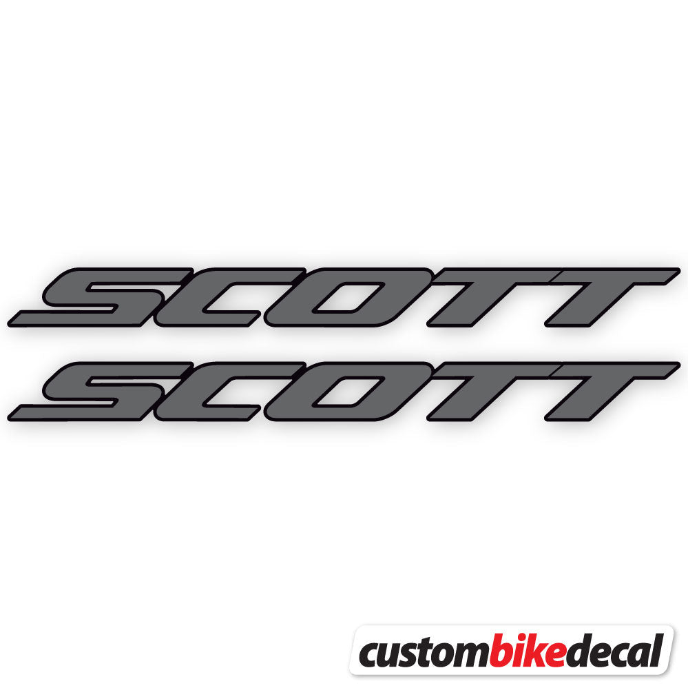 Trafc Grey decal for Scott frame – bike sticker vinyl