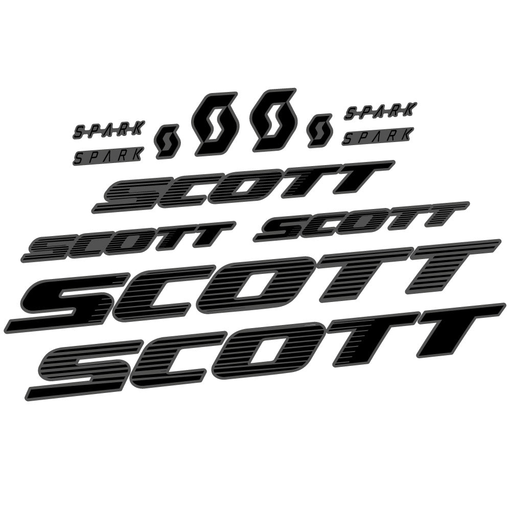 Stickers Scott Spark RC 2022 compatibles Autocollants cadre Route