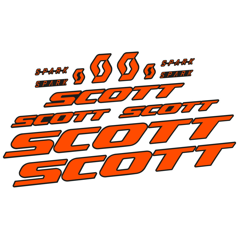 Stickers Scott Spark RC 2022 compatibles Autocollants cadre Route