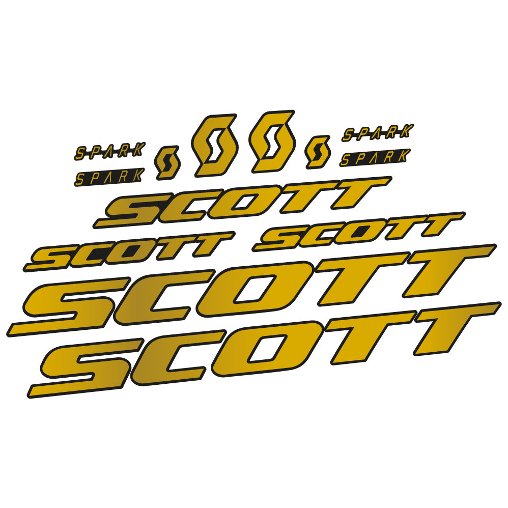 Stickers Scott Spark RC 2022 compatibles Autocollants cadre Route