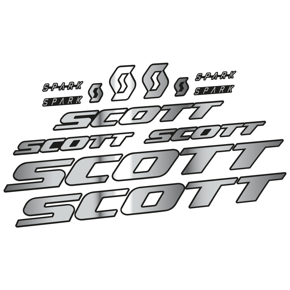 Stickers Scott Spark RC 2022 compatibles Autocollants cadre Route