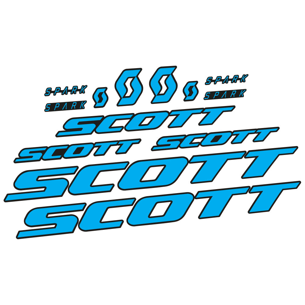 Stickers Scott Spark RC 2022 compatibles Autocollants cadre Route