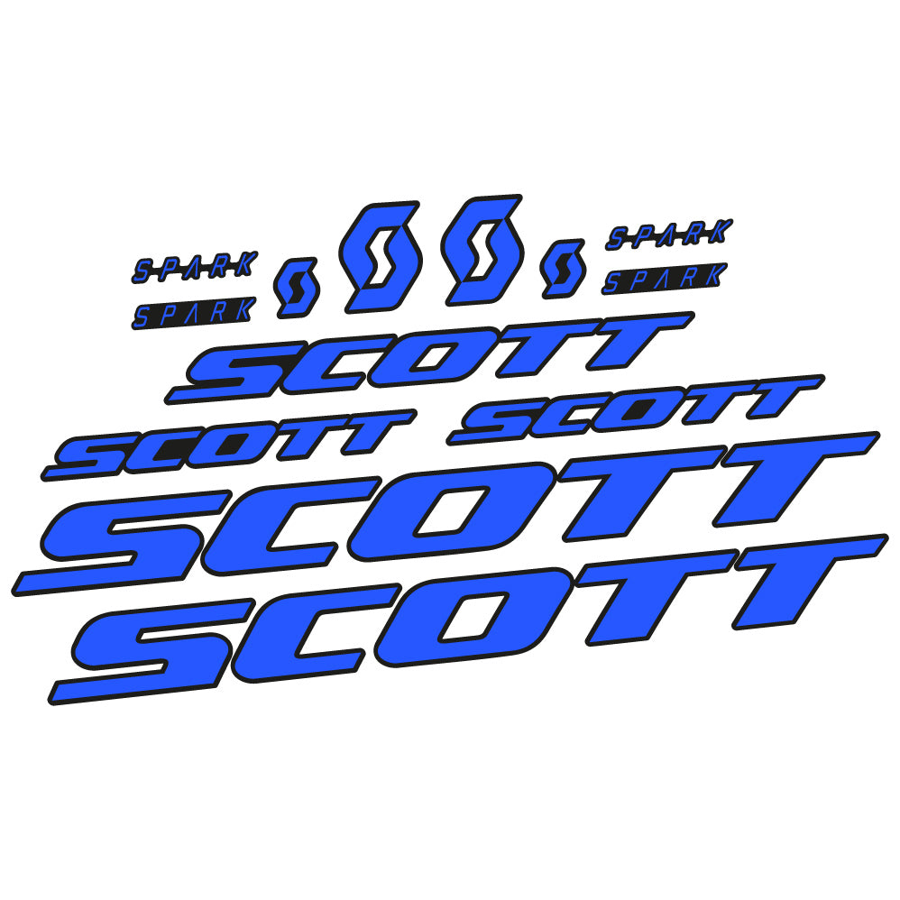 Stickers Scott Spark RC 2022 compatibles Autocollants cadre Route
